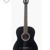 GUITARRA CRIOLLA ALONSO AGC-39-81 NEGRA CON FUNDA