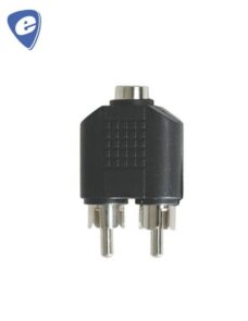 ADAPTADOR RCA HEMBRA A 2 RCA MACHO