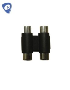 ADAPTADOR 2 RCA HEMBRA A 2 RCA HEMBRA