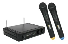 MICROFONO INALAMBRICO SKP UHF 261 DOBLE MANO