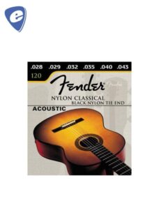 ENCORDADO CRIOLLA FENDER 120 TIE END BLACK SILVER