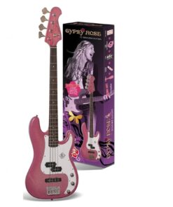 BAJO ELECTRICO GIPSY ROSE GRB  1 KIT ROSA