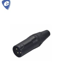 CONECTOR SEETRONIC CANON MACHO SC3MXX-BG NEGRO