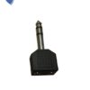 ADAPTADOR PLUG 6,5 STERERO A 2 JACK 3,5 ST a-302