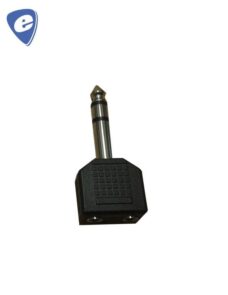 ADAPTADOR PLUG 6,5 STERERO A 2 JACK 3,5 ST a-302