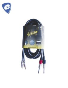 CABLE SPECTRUN 2 PLUG 6,5 MONO / 2 RCA M 3 MTS