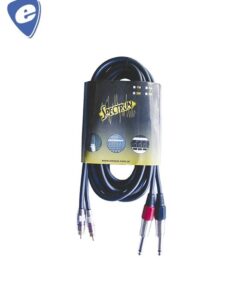 CABLE SPECTRUN 2 PLUG 6,5 MONO / 2 RCA M 3 MTS