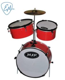 BATERÍA INFANTIL MXP 3 CUERPOS ROJA