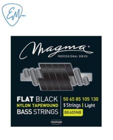 ENCORDADO BAJO MAGMA BE405NB FLAT BLACK 5 CUERDAS