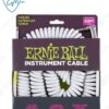 CABLE ERNIE BALL ESPIRADO BLANCO 9MTS