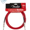 CABLE FENDER CALIFORNIA 3 MTS CANDY APPLE RED