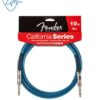 CABLE FENDER CALIFORNIA 3 MTS LAKE PLACID BLUE