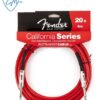 CABLE FENDER CALIFORNIA 6 MTS CANDY APPLE RED