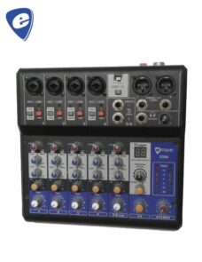 CONSOLA EMAVE SX 06 CANALES USB XLR DSP 48V