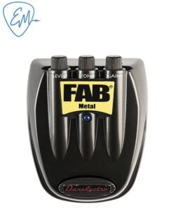 PEDAL DANELECTRO FAB D3 METAL NEGRO