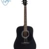 GUITARRA ACÚSTICA CORT AD810BKS CON FUNDA