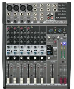 CONSOLA PHONIC AM1204FX USB 4 MONO + 2 ESTEREOS
