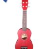 UKELELE LEONARD SOPRANO ROJO CON FUNDA