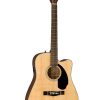 GUITARRA ACÚSTICA FENDER CD-60SCE C/EQ FISHMAN