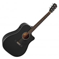GUITARRA ACUSTICA FENDER CD-60SCE EQ NEGRA
