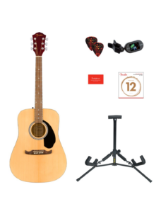 GUITARRA ACUSTICA FENDER FA-125 PACK NAT WN
