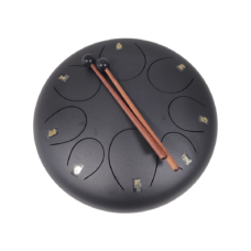 STEEL TONGUE DRUM 10 8 TONOS NEGRO