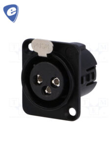 CONECTOR  EMAVE XLR108CANON HEMBRA CHASIS