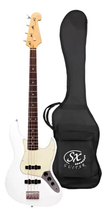 BAJO ELECTRICO SX JB VINTAGE BLANCO C/FUNDA