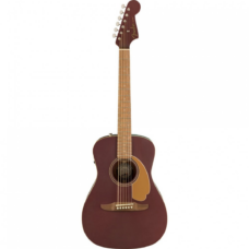 GUITARRA ACUSTICA FENDER MALIBU PLYR BURGUNDY EQ