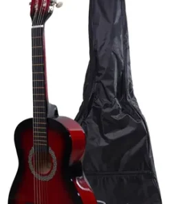 GUITARRA CRIOLLA PARQUER MEDIANA ROJO C/FUNDA